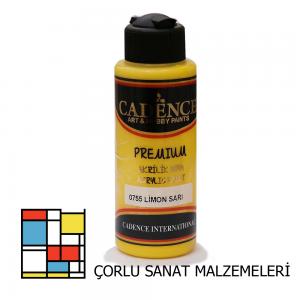 Premıum Akrilik Boya 0755 Limon Sarı 120ml