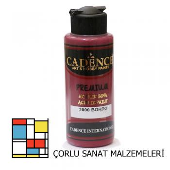 Premıum Akrilik Boya 2000 Bordo 120ml