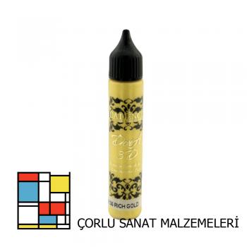 Boyutlu Boncuk B. Opak 504 Sarı 50Ml