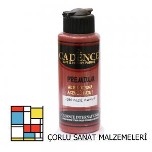 Premıum Akrilik Boya 7590 Kızıl Kahve 120ml