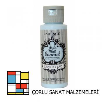 Style Mat Akrilik Boya-120ml S-9032 Bebek Mavi