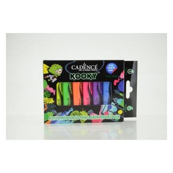 Cadence Kooky 6'lı 12ml+3ml Fosforlu Akrilik Boya