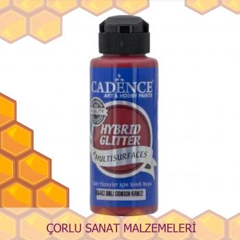 Cadence Simli Crımson Kırmızı Simli Boya 120ml HSG-053