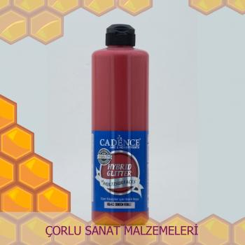 Cadence Simli Crımson Kırmızı Simli Boya 500ml HSG-053