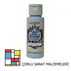 Style Mat Akrilik Boya-120ml S-9030 Gri Bulut