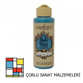 Style Mat Akrilik Boya-120ml S-9035 Kelebek Mavi