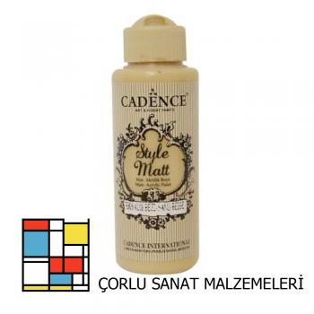 Style Mat Akrilik Boya-120ml S-9006 Kum Beji