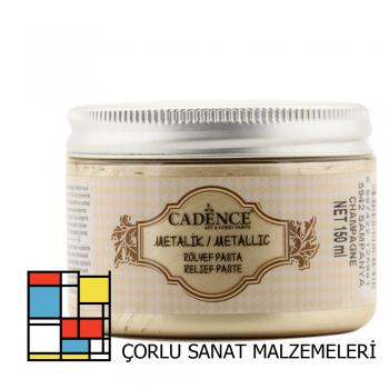 Metalik Rölyef Pasta 5942 Şampanya 150Ml