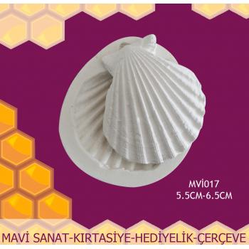 Silikon Kalıp İstiridye Deniz Kabuğu MVİ017