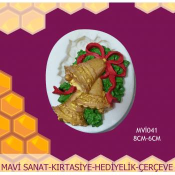 Silikon Kalıp Yılbaşı Temalı Çanlı MVİ041