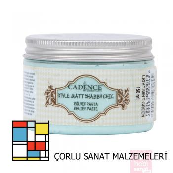 SHABBY CHIC RÖLYEF PASTA-150ml SR-11 AÇIK NANE YEŞİLİ