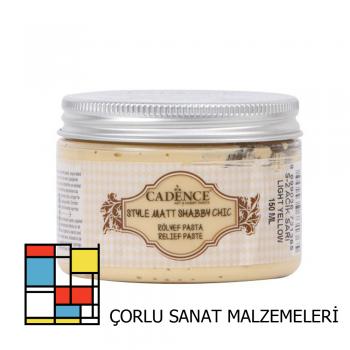 SHABBY CHIC RÖLYEF PASTA-150ml SR-02 AÇIK SARI