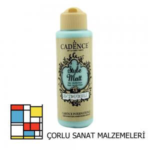 Style Mat Akrilik Boya-120ml S-9034 Toz Mavi