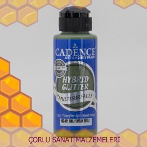 Cadence Simli Yaprak Yeşili Simli Boya 120ml HSG--051