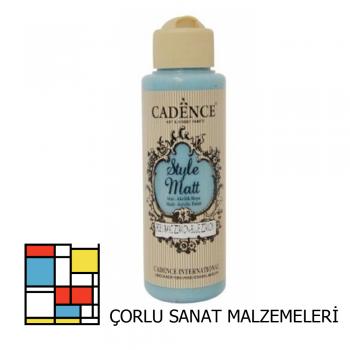 Style Mat Akrilik Boya-120ml S-9031 Mavi Zikron